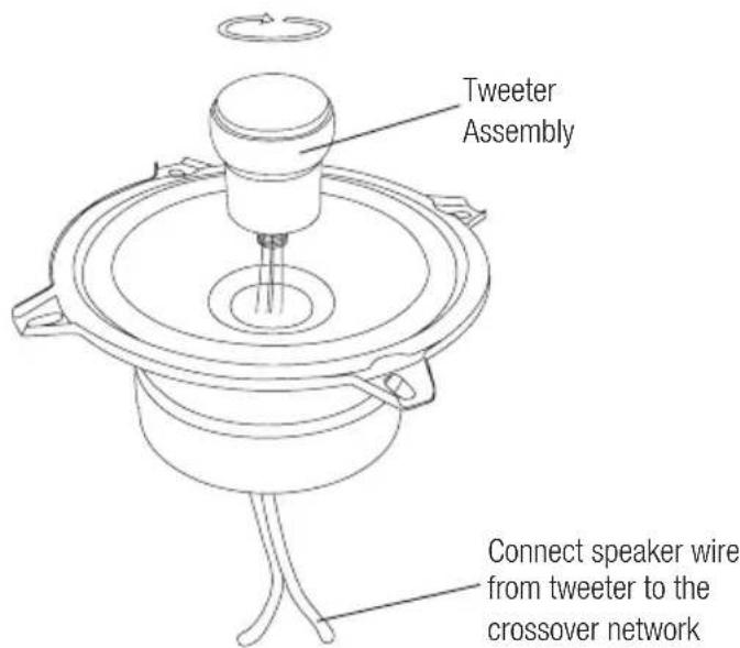 PowerBass 2XL-53C - COMPONENT TO COAXIAL ASSEMBLY - 4