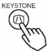 VIEWSONIC PB650 - Press the KEYSTONE button - 1