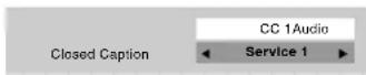 TOSHIBA 56MX195 - To select digital closed captions: - 2