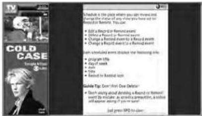 COLD CASE You can • Edit a Record or Remind event • Delete a Record or Remind event • Change a Record event to a Record event • Change a Record event to a Record event with scheduled events displayed the remaining site: • Program Title • Day of Week • Day of • Time • Rated to Latest Event Guide Tip: Don't Find One Deliver: • Don't worry about sending a Record or Remind event. Be miscate, as americana presentation, a additional information along if you have gone! Just press IPO to close!
