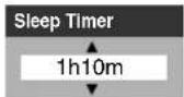 TOSHIBA 56MX195 - To display the remaining sleep time: - 1