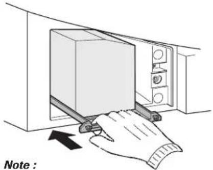 TOSHIBA 62MX195 - How to replace the lamp unit (continued) - 1