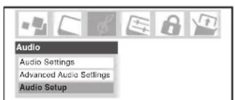 Audio Audio Settings Advanced Audio Settings Audio Setup