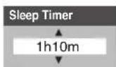 TOSHIBA 62MX195 - To display the remaining sleep time: - 1