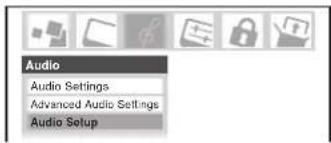 Audio Audio Settings Advanced Audio Settings Audio Setup