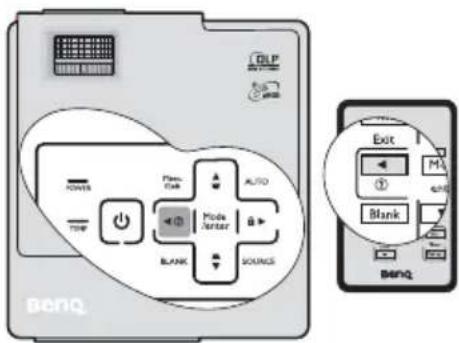 BENQ Power Flow Control Mode Marker Blank SOUNDS Auto Pens Cath Blank BENQ Exit Mn ① exit Blank BENQ