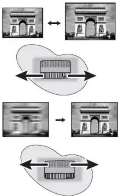 BENQ CP270 - Fine-tuning the image size and clarity - 1