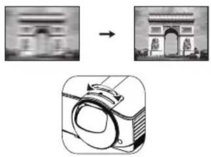 BENQ MW860USTi-V - Fine-tuning the image size and clarity - 1