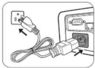 BENQ MW821ST - Starting up the projector - 1
