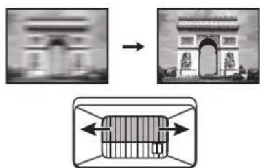 BENQ MW605 - Fine-tuning the image size and clarity - 2