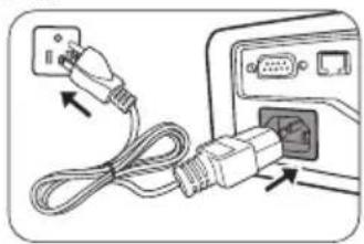 BENQ MX717 - Starting up the projector - 2