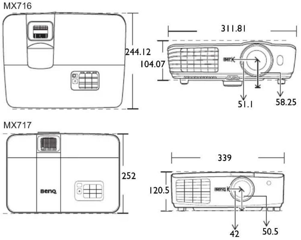 BENQ MX717 - Environmental Requirements - 1