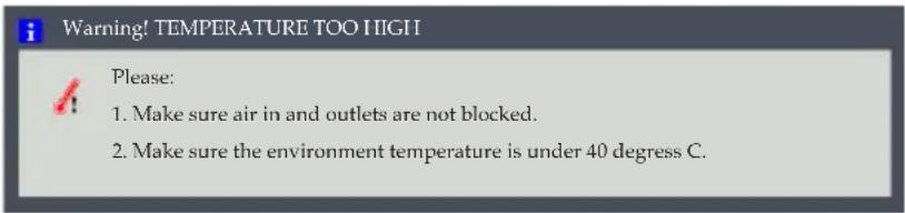RICOH PJ HDC5420 - Warning Indicator - 1