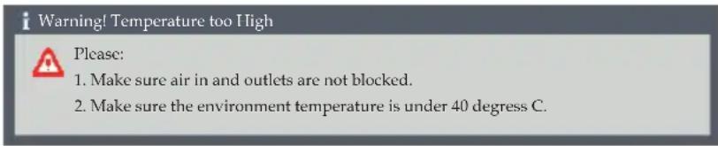 RICOH PJ WXL5670 - Warning Indicator - 1