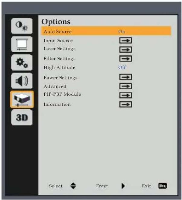 RICOH PJ WXL5670 - User Settings - 1