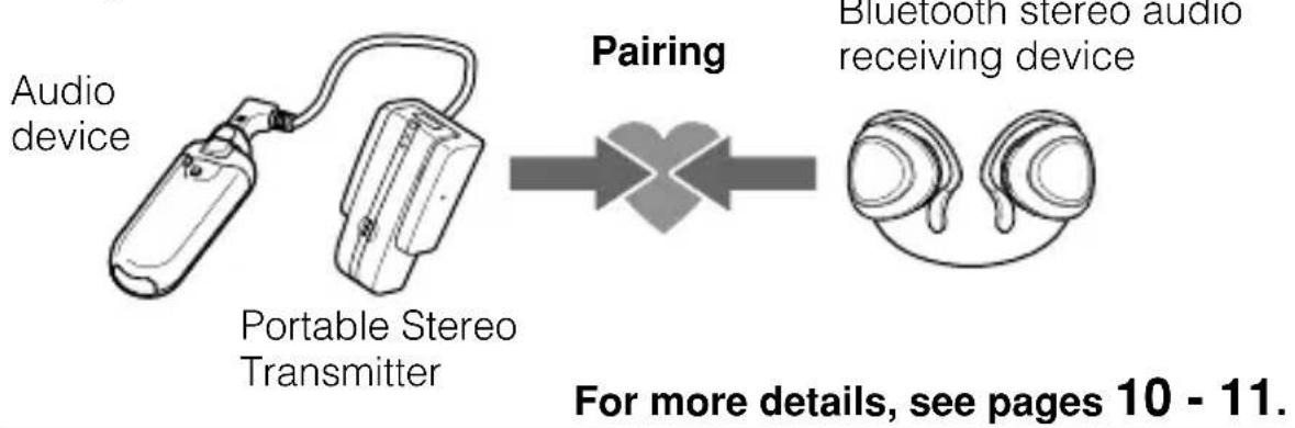 SONY TMR-BT10A - Pairing - 1