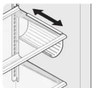 Technical diagram showing a structural component with directional arrows indicating movement or force, labeled in Chinese.
