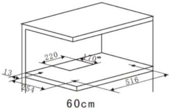 HOOVER RT6360IN - Way two:Mounting under a wall unit - 3