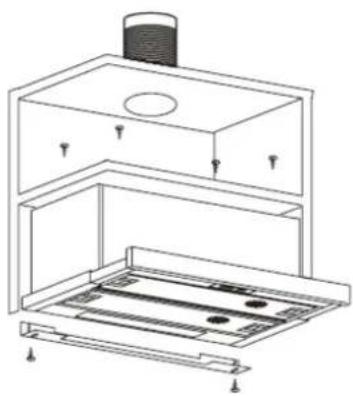 HOOVER RT6360IN - Way two:Mounting under a wall unit - 5