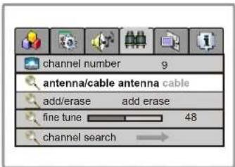 VOXX FPE1705 - Selecting antenna/cable - 1