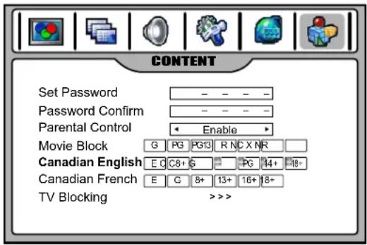 VOXX FPE4207HR - Canadian English Rating Setup - 1