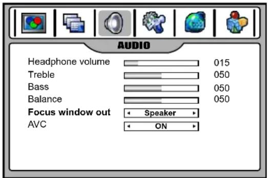 VOXX FPE4207HR - Customizing the sound - 1