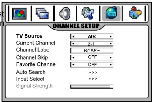 VOXX FPE4207HR - Auto Channel Search - 1