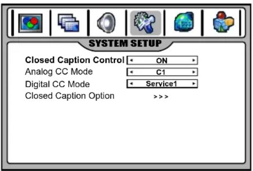 VOXX FPE4207HR - Closed Caption Control - 1