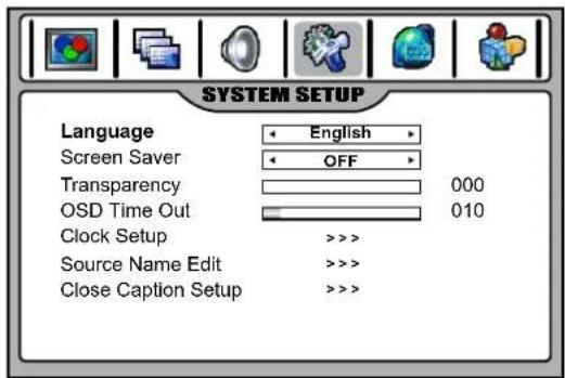 VOXX FPE4207HR - On-screen Menus Language Selection - 1