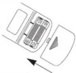 VOXX FP1500 - ■ Remote Control: battery installation - 3