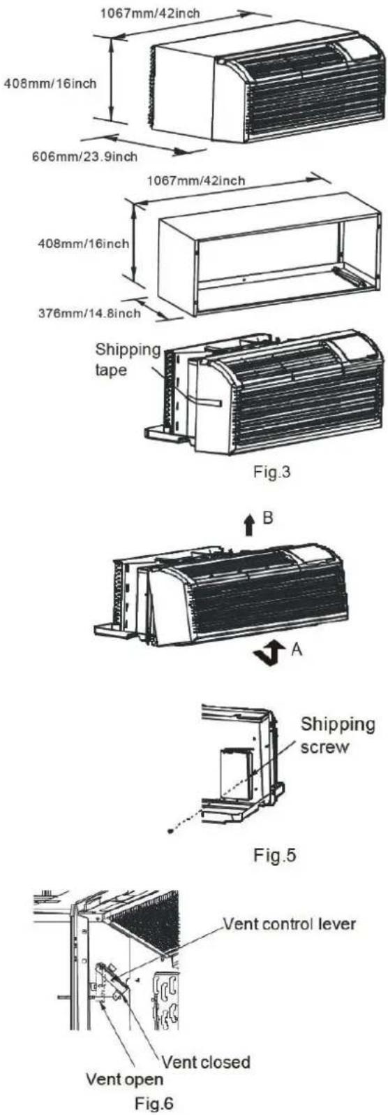MIDEA MP15EMC62 - UNIT INSTALLATION - 1
