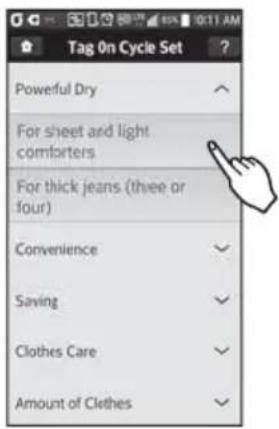 Tag On Cycle Set Powerful Dry For sheet and light comforters For thick jeans (three or four) Convenience Saving Clothes Care Amount of Clothes