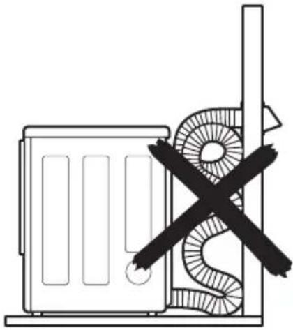 LG DX3371W - Conexión del conducto de ventilación de la secadora (cont.) - 5