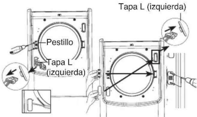 Pestillo Tapa L (izquierda) Tapa L (izquierda)