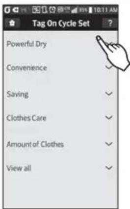Tag On Cycle Set Powerful Dry Convenience Saving Clothes Care Amount of Clothes View all