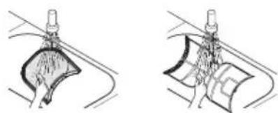 Two diagrams showing mechanical or structural components with no visible text, numbers, or symbols.