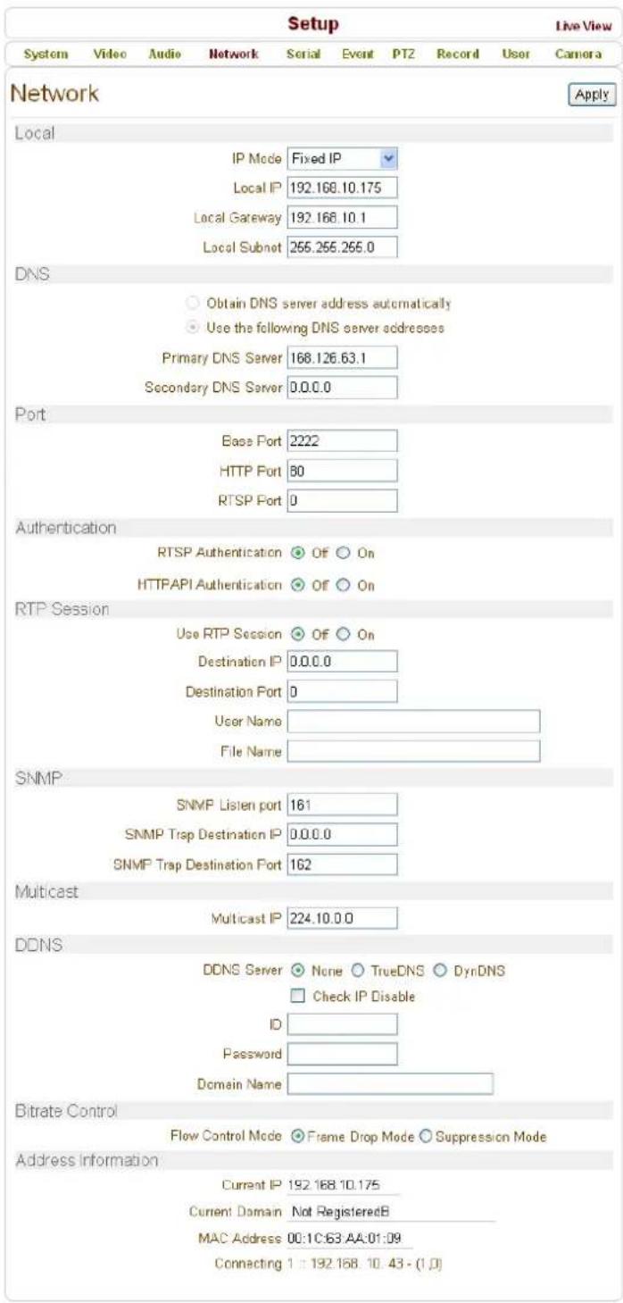 MARSHALL VS-570-HDSDI - Network Configuration - 1