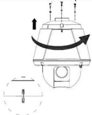 MARSHALL VS-570-HDSDI - Installation using a Ceiling Mount Bracket (not supplied) - 2