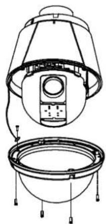 MARSHALL VS-570-HDSDI - Installation using a Ceiling Mount Bracket (not supplied) - 4