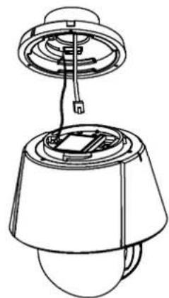 MARSHALL VS-570-HDSDI - Installation using a Ceiling Mount Bracket (not supplied) - 3