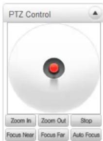 PTZ Control Zoom In Zoom Out Stop Focus Near Focus Far Auto Focus
