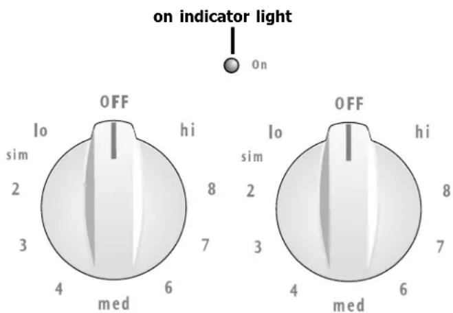 Crosley CRE3530PB - On indicator lights - 1