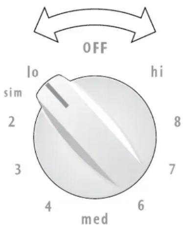 Crosley CRE3580QS - Settings Type of cooking - 1