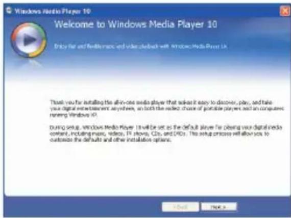 MEMOREX MMP8575 - WINDOWS MEDIA PLAYER 10 INSTALLATION (CONT.) - 2