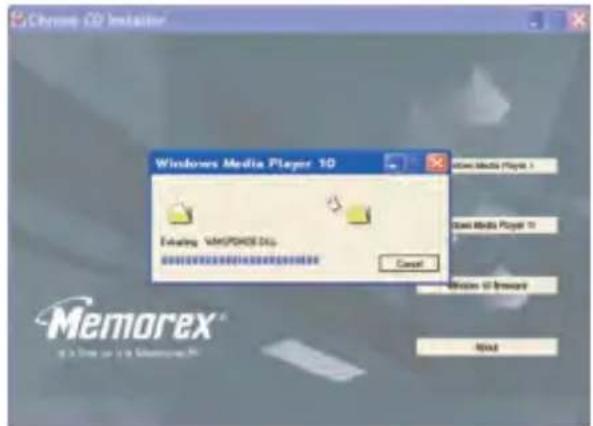 MEMOREX MMP3774 - WINDOWS MEDIA PLAYER 10 INSTALLATION - 2