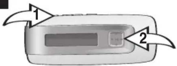 MEMOREX MMP3774 - SETTING THE CONTRAST - 1