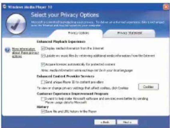 MEMOREX MMP8550 - WINDOWS MEDIA PLAYER 10 INSTALLATION (CONT.) - 3