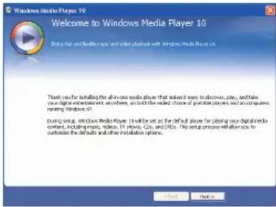 MEMOREX MMP8550 - WINDOWS MEDIA PLAYER 10 INSTALLATION (CONT.) - 2