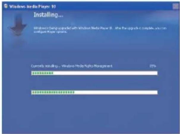MEMOREX MMP8550 - WINDOWS MEDIA PLAYER 10 INSTALLATION (CONT.) - 1