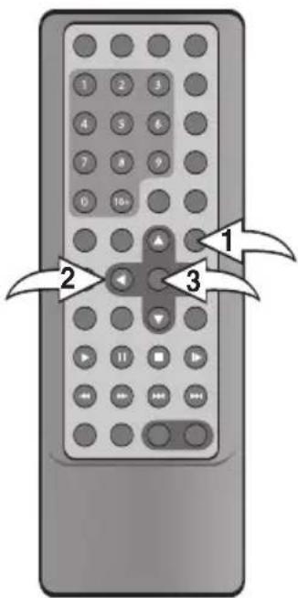 MEMOREX MVDP1076 - SETUP MENU - 1